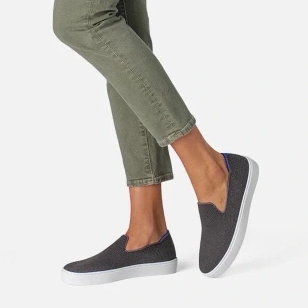 Women's Slip-On Sneakers - Gray